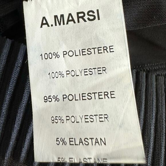 A. Marsi Black Tunic Made in Italy Women’s Size 40 (US M) - Picture 5 of 5